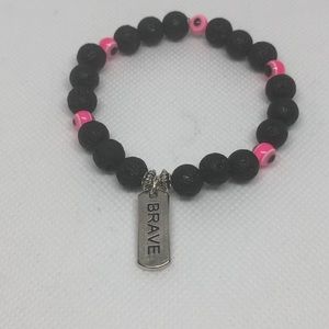 Pink Evil Eye Bracelet
